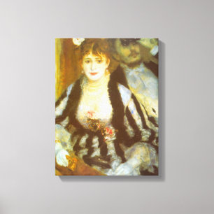 Theatre Box by Pierre Renoir, Vintage Fine Art Canvas Print