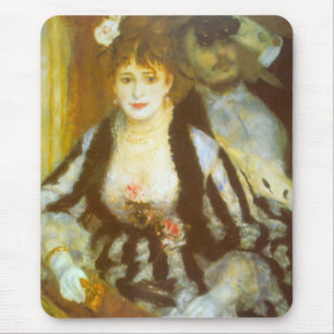 Theatre Box by Pierre Renoir, Vintage Fine Art Mouse Pad