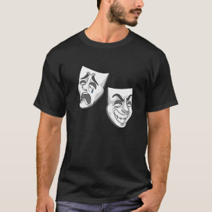 Theatre Comedy Masks for a Actors T-Shirt