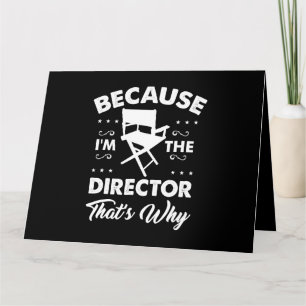 Theatre Director Shirt for a Lover of Acting and D Card