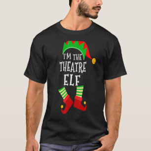 Theatre Elf Matching Family Group Christmas Party T-Shirt