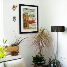 Théâtre fédéral vintage Poster de la Squall