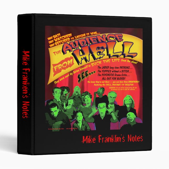 Theatre Horror Movies Binder (Front/Spine)