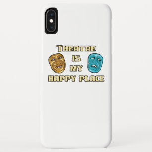 Theatre Is My Happy Place Actor Actress Gift Fun Case-Mate iPhone Case