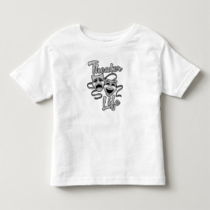 Theatre Life Comedy and Tragedy Masks Toddler T-shirt