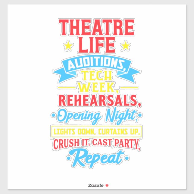 Theatre Life For Actor (Sheet)