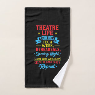 Theatre Life For Actor Hand Towel
