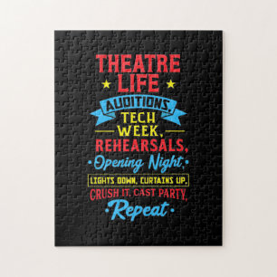 Theatre Life For Actor Jigsaw Puzzle