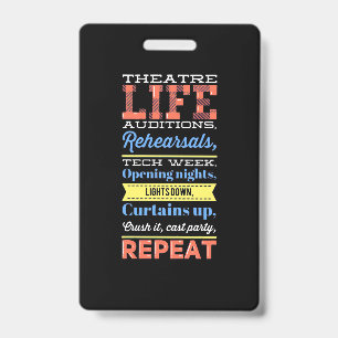 Theatre Life Repeat Badge
