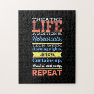 Theatre Life Repeat Jigsaw Puzzle