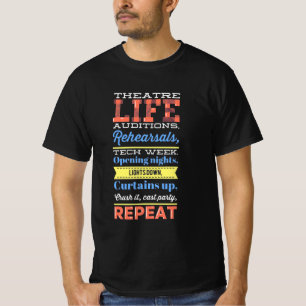 Theatre Life Repeat T-Shirt