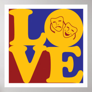 Theatre Love Poster