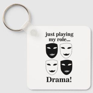 Theatre Mask Theatre Drama Stage Acting  Keychain