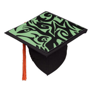 Theatre Masks and Antique Music Graduation Cap Topper