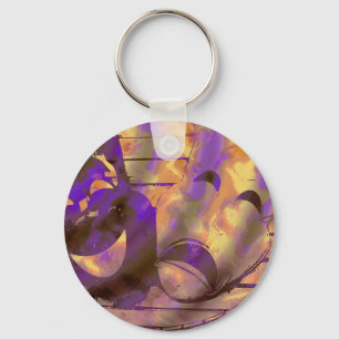 Theatre Masks Keychain