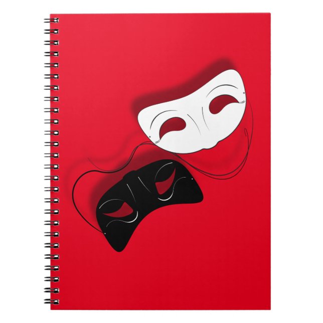 Theatre Masks Notebook (Front)