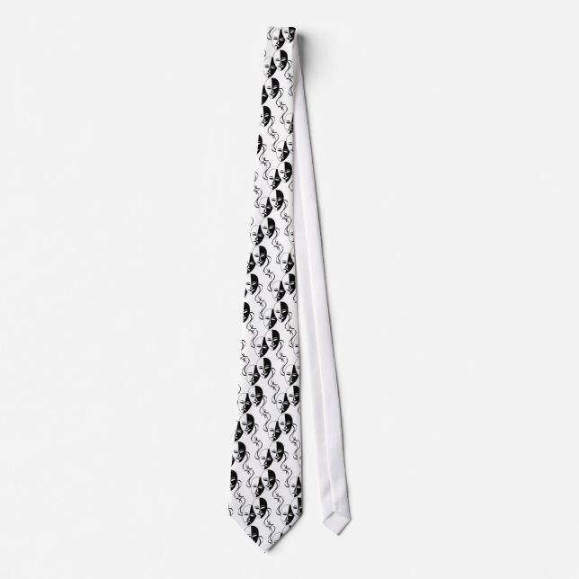 Theatre Masks Tie (Front)