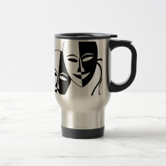 Theatre Masks Travel Mug