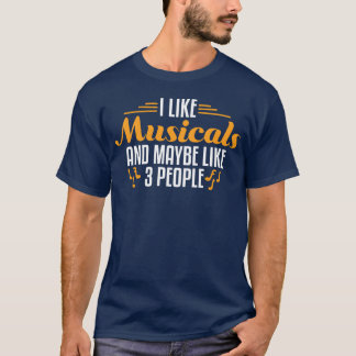 Theatre Musicalhespian boy T-Shirt