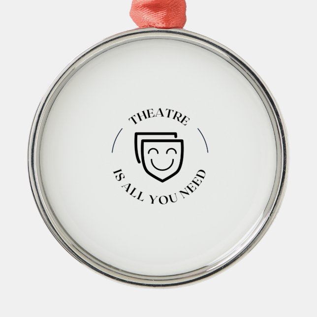 Theatre need metal ornament (Front)