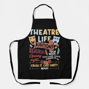Theatre Nerd Actor Musical Theater Life Auditions  Apron