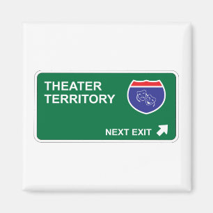 Theatre Next Exit Magnet