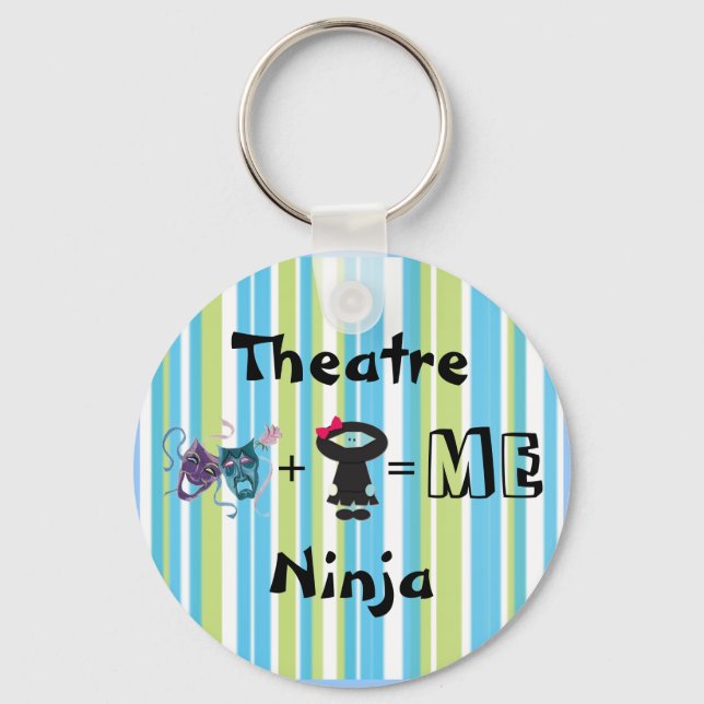 Theatre Ninja 1 Keychain (Front)