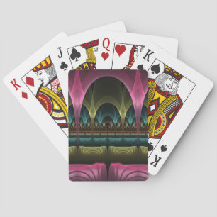 Theatre of Fantasy, Abstract Colourful Fractal Art Playing Cards