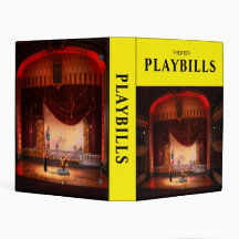 Theatre Playbills Keepsake Mini Binder