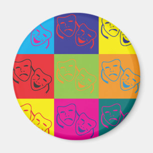 Theatre Pop Art Magnet