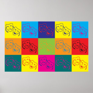 Theatre Pop Art Poster