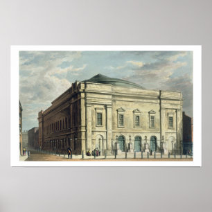 Theatre Royal, Drury Lane, in London, designed by Poster