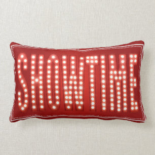 Theatre Showtime Lights Lumbar Pillow