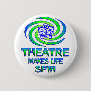 Theatre Spins 2 Inch Round Button