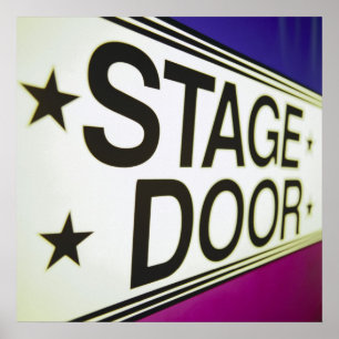 Theatre Stage Door Sign