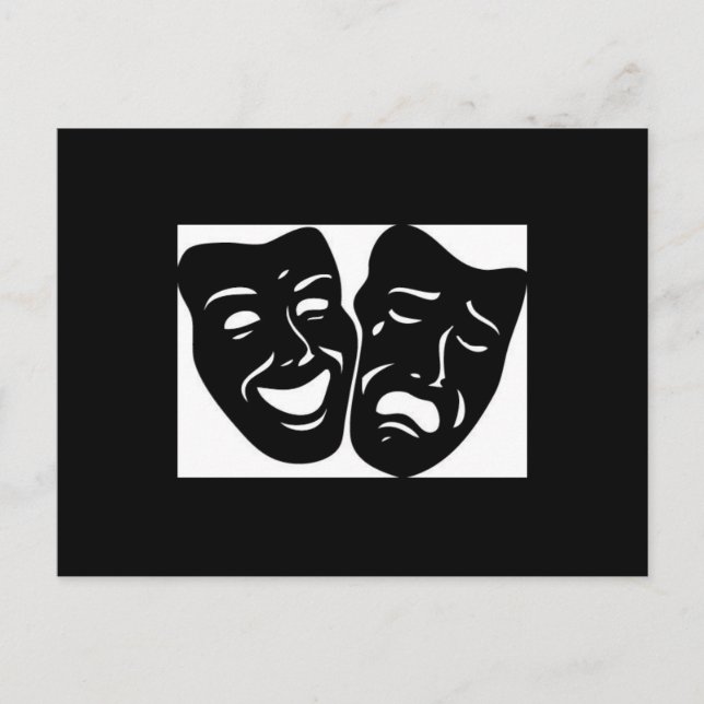 Theatre Symbol Postcard (Front)