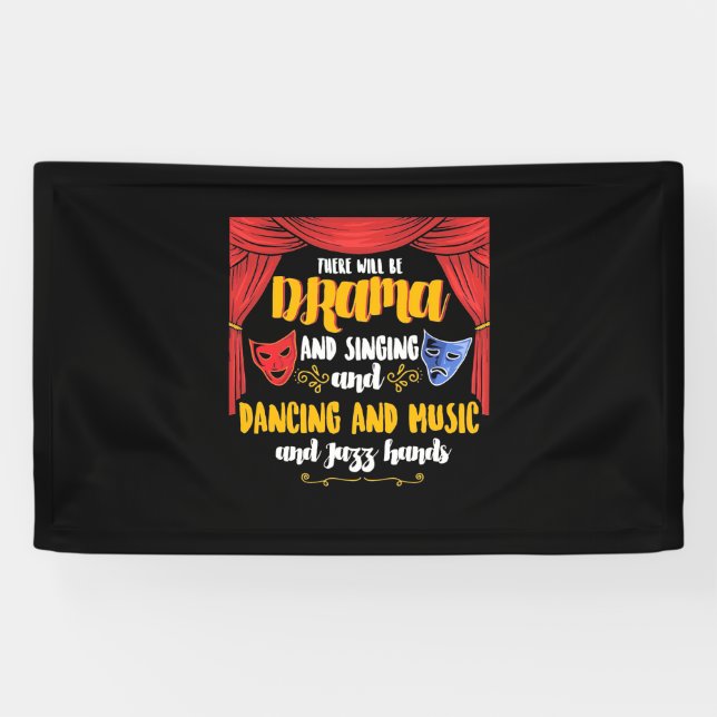 Theatre There will Be Drama Banner (Horizontal)