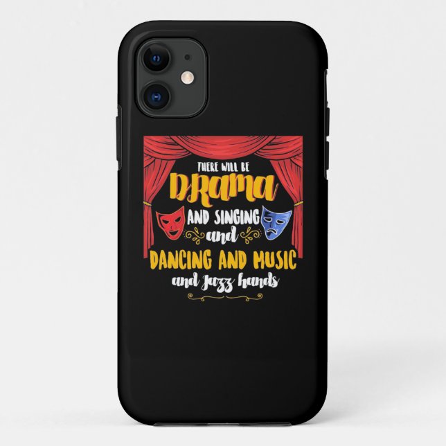 Theatre There will Be Drama Case-Mate iPhone Case (Back)