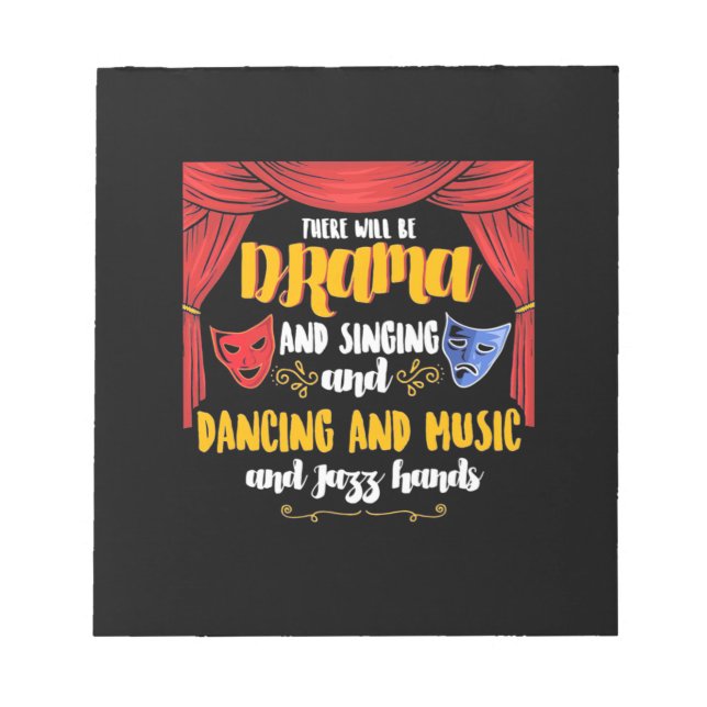 Theatre There will Be Drama Notepad (Front)