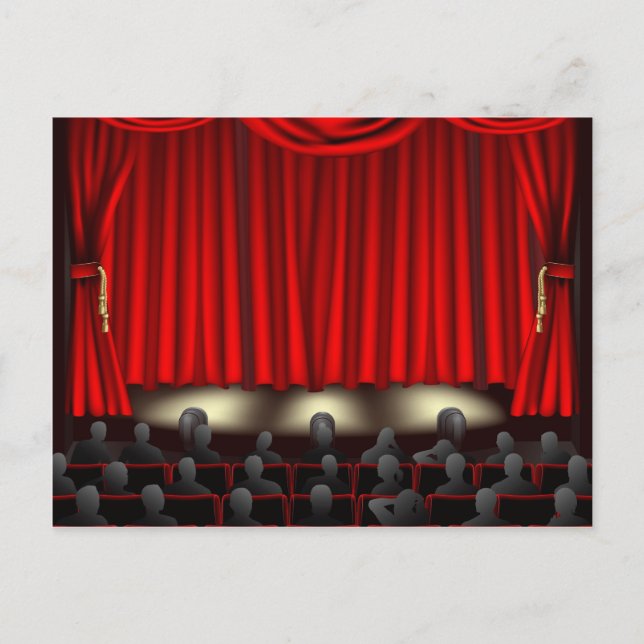 Theatre with audience postcard (Front)