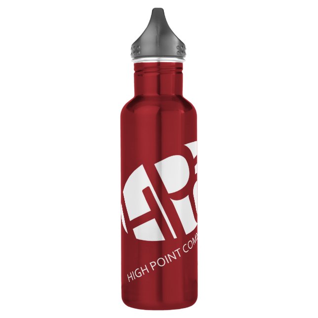 #THEATRESTRONG White ink 710 Ml Water Bottle (Left)