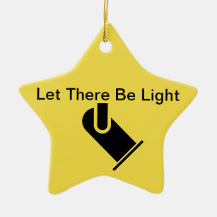 Theatrical Lighting Ornament "Let There Be Light"
