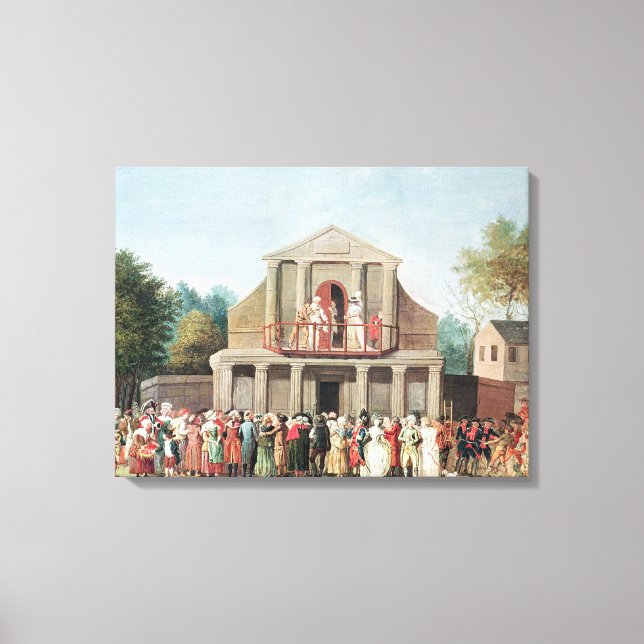 Theatrical Performance at the Saint-Laurent Canvas Print (Front)