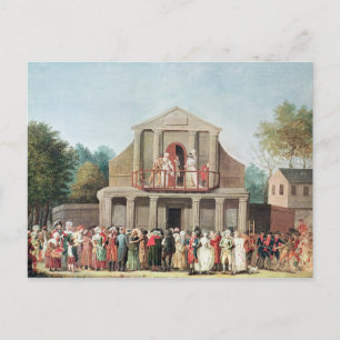 Theatrical Performance at the Saint-Laurent Postcard