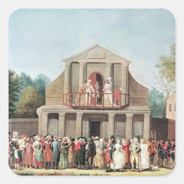 Theatrical Performance at the Saint-Laurent Square Sticker (Front)