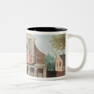 Theatrical Performance at the Saint-Laurent Two-Tone Coffee Mug