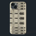 Theatrical Style Façade by Colen Campbell iPhone 13 Case<br><div class="desc">Colen Campbell created this theatrical style façade,  which was published in his book Vitruvius Britannicus. A façade is basically a representation of the front,  or side,  of a building. An amazing architectural drawing that would look great in your home!</div>