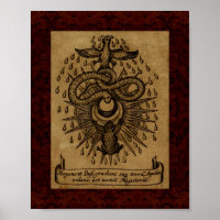 Theatrum Chemicum: 1652 Alchemy Illustration