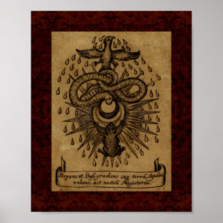 Theatrum Chemicum: 1652 Alchemy Illustration Poster