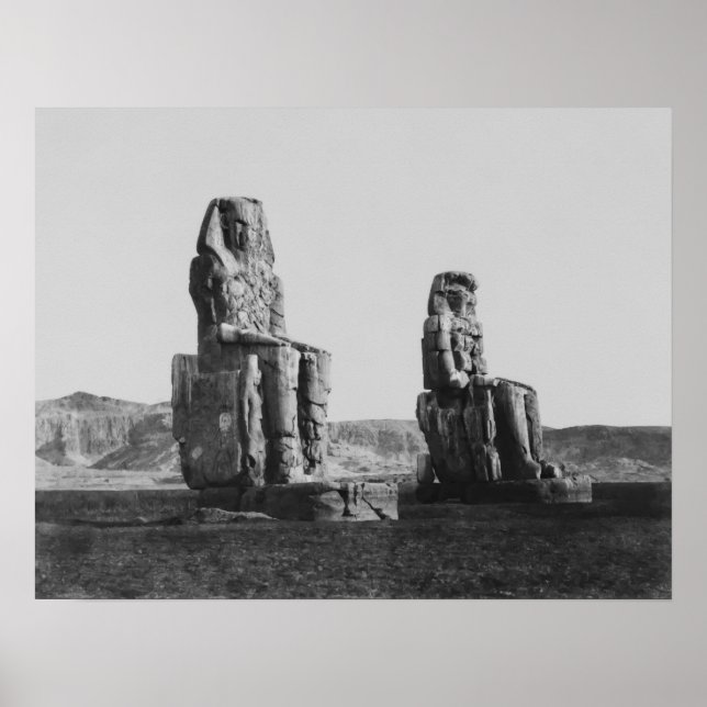 THEBES COLOSSES - 1851 POSTER (Front)